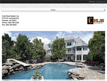 Tablet Screenshot of colerealestateinc.com